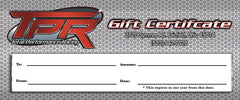 TPR Gift Certificate